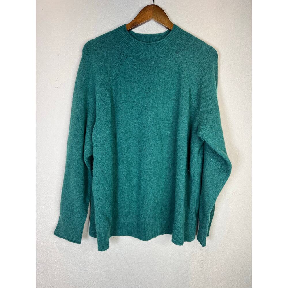 J.Crew Roll Neck Mock Turtleneck Wool Alpaca Blend Sweater Women's 2X